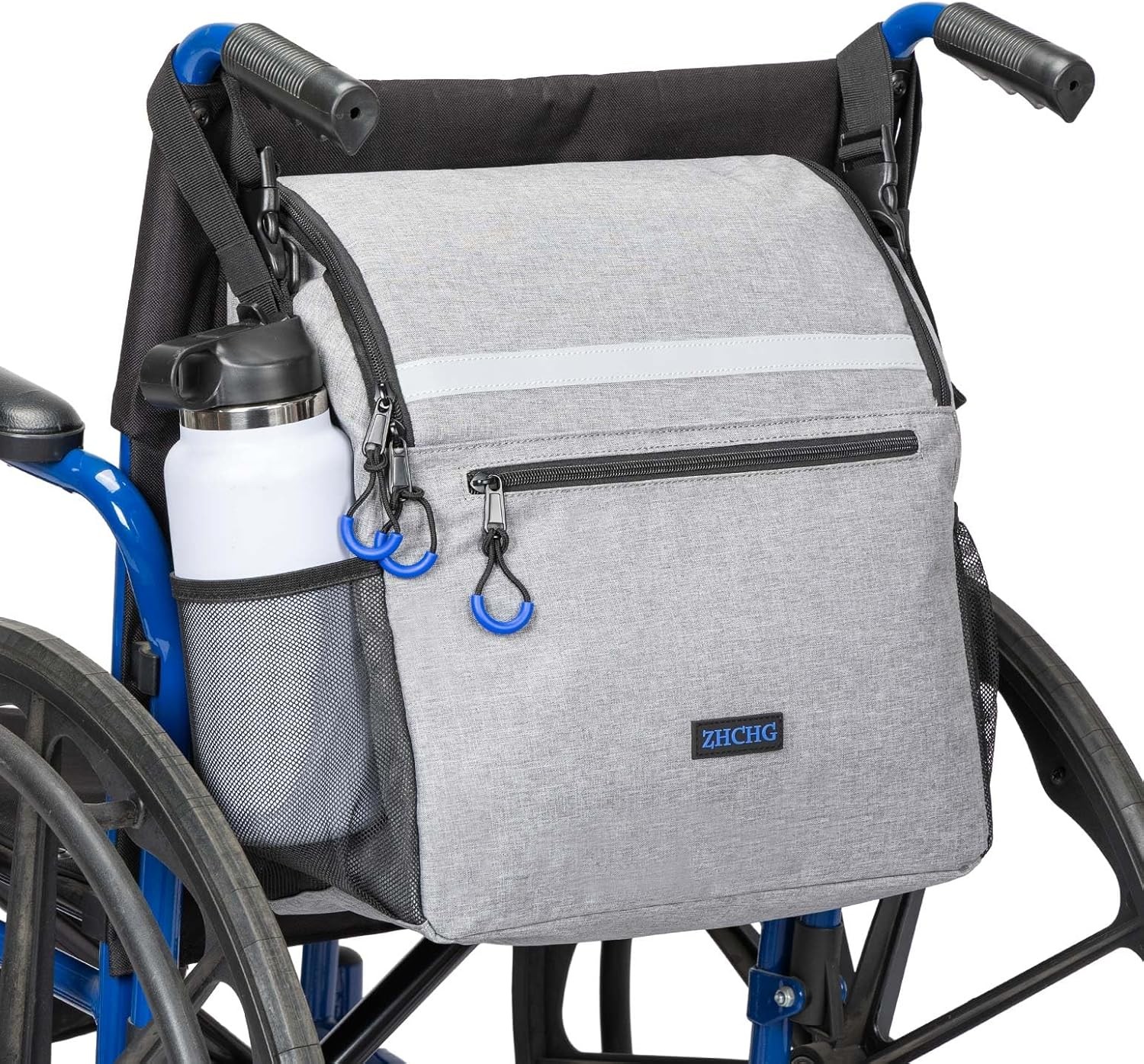 Wheelchair Bags, Wheelchair Backpack with Cup Holder, Wheelchair Bags to Hang on