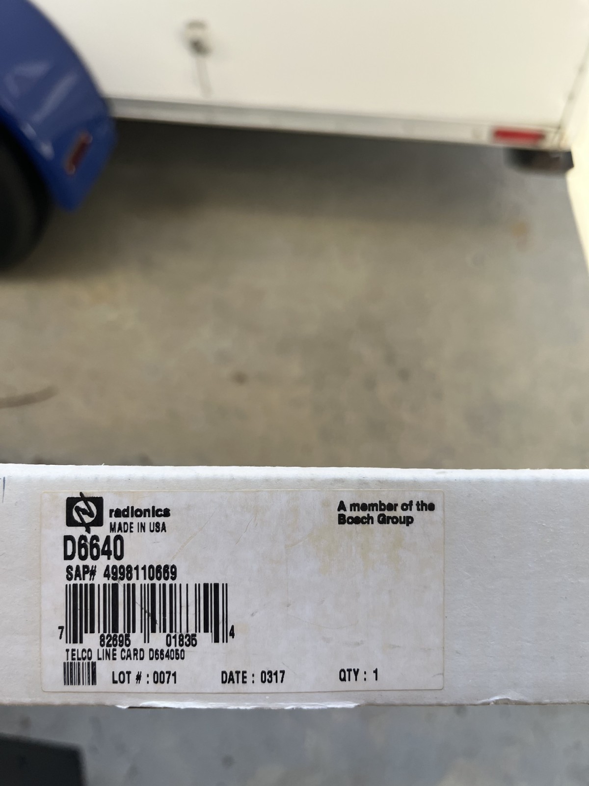 Radionics line card D6640