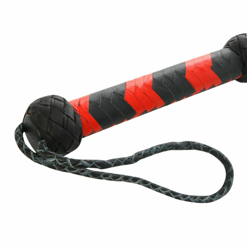 Real & Genuine Cowhide Leather Flogger Fully Handmade 25 Tail Heavy Duty Flogger