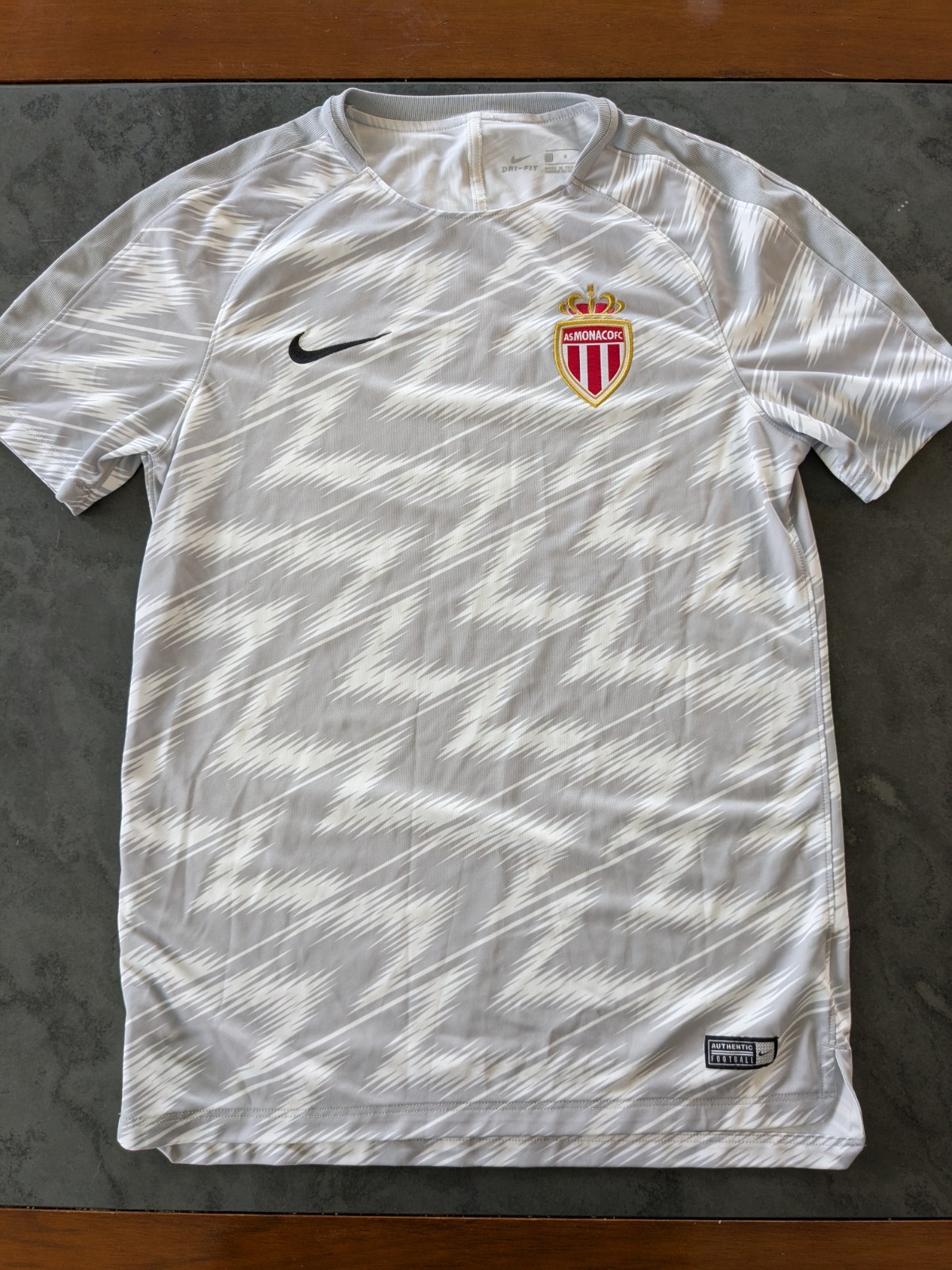 Nike AS Monaco Training Shirt 2018 Dri-FIT Soccer Jersey Size M