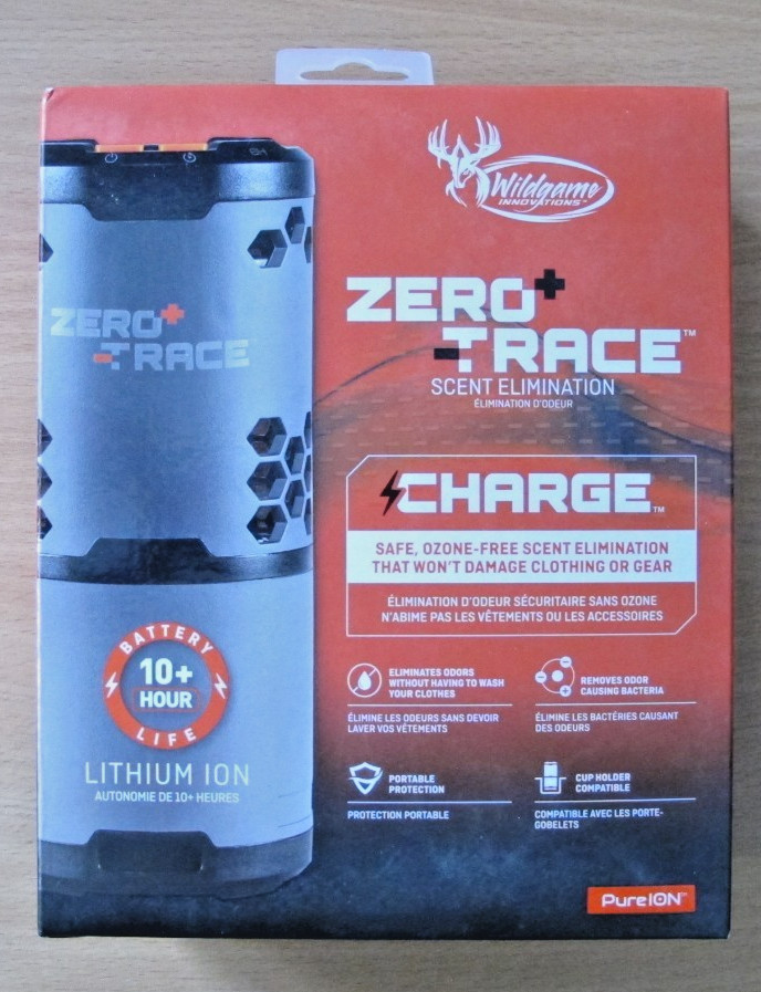 Wildgame Innovations ZeroTrace Charge Portabale Ion Unit Scent Elimination