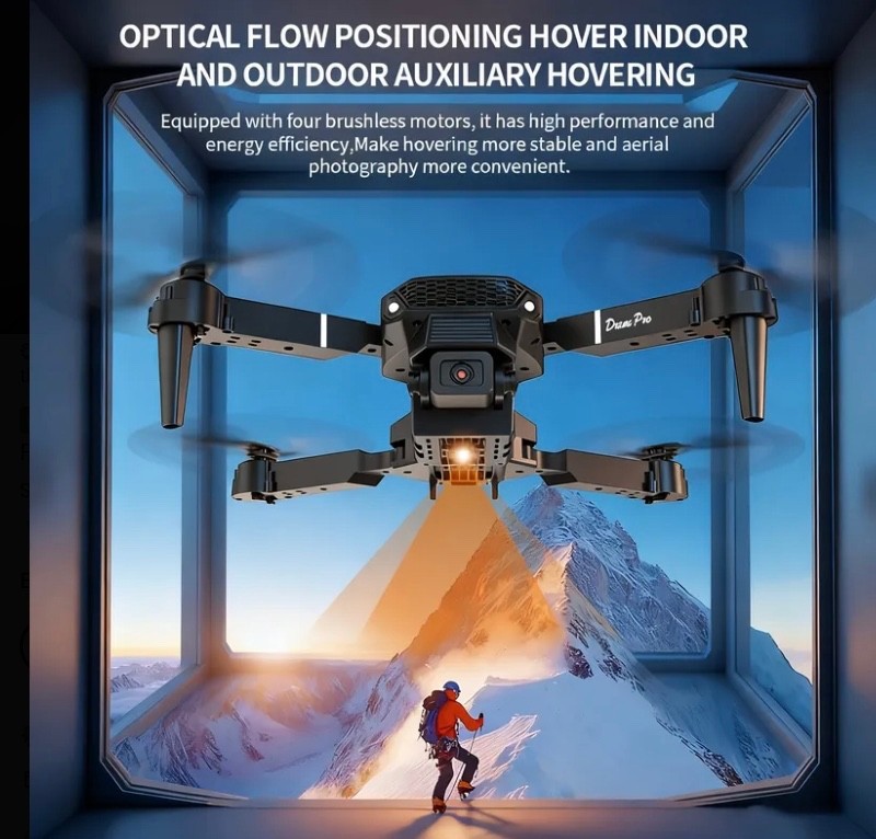 Recon Drone + 4K Camera Surveillance Quadcopter Remote With Screen WiFi
