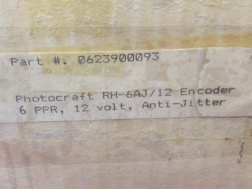Photocraft Incremental Encoder - Model # RH-6AJ/12 - NEW
