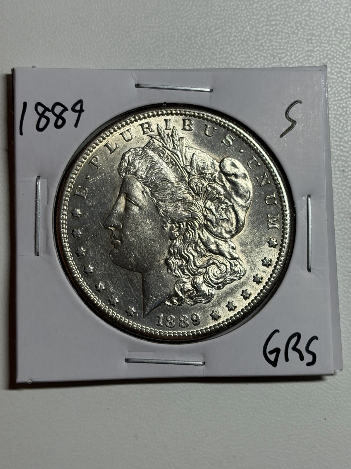 1889-S MORGAN SILVER DOLLAR UNC TOUGH DATE SAN FRANCISCO MINT