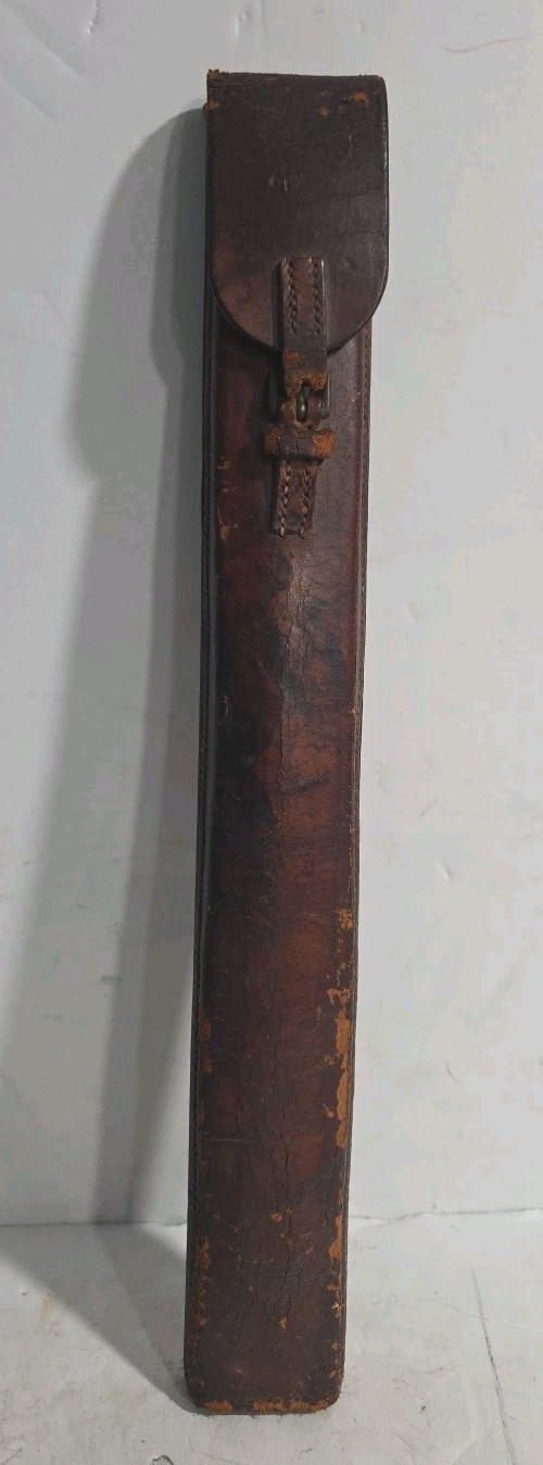 WWI British Royal Navy Leather Depth Finder Case – J.A.J. & Co. 1917