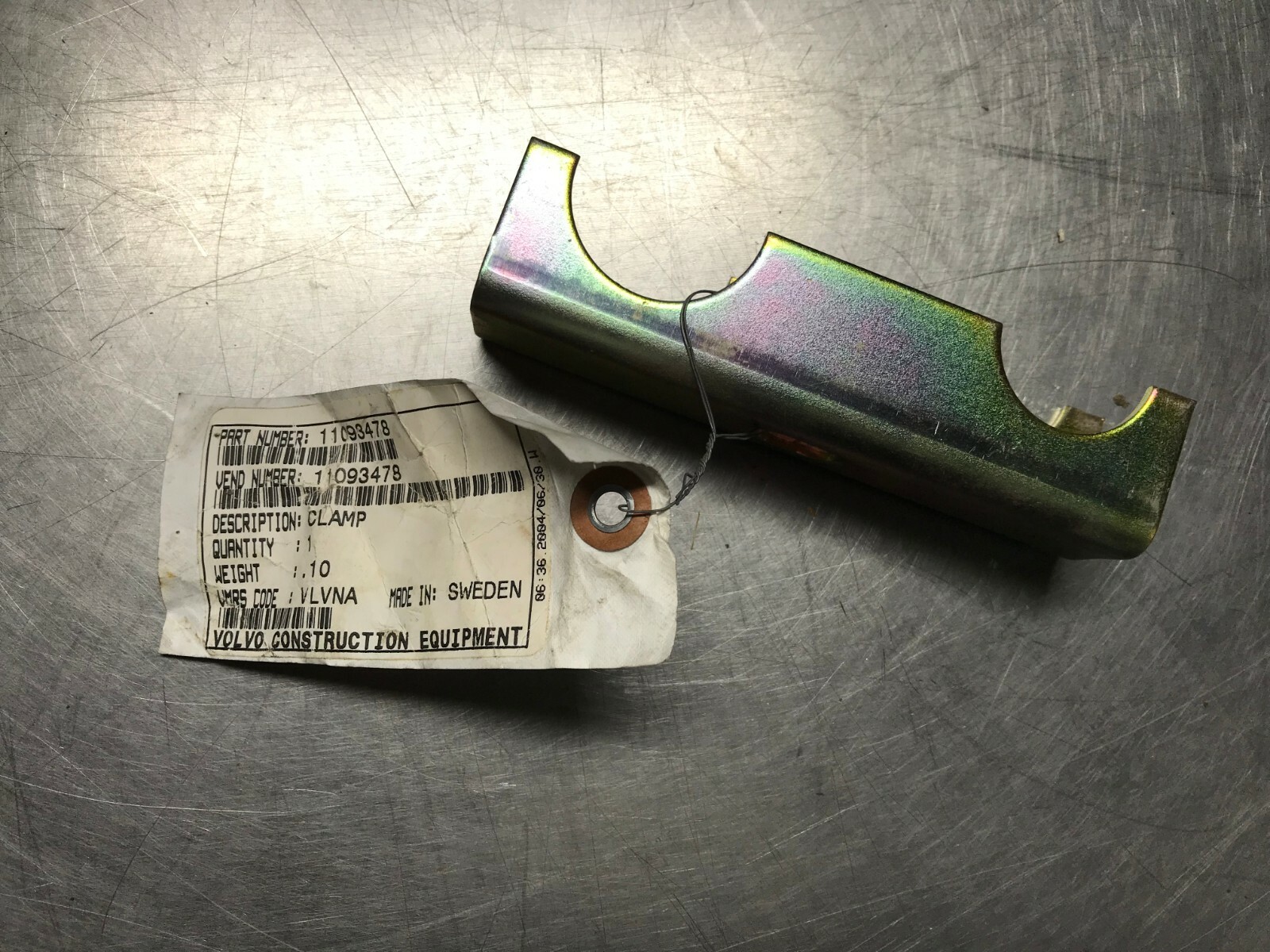 11093478  GENUINE Volvo  CLAMP  Ingersoll Rand  VOE11093478