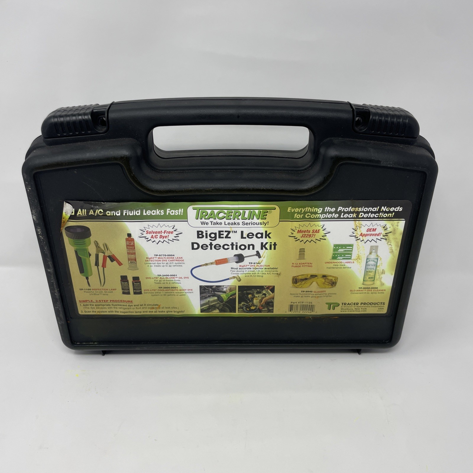 TRACERLINE TP-1125 EZ-JECT Leak Detection Kit W/ TP-9770-0004 Made In USA