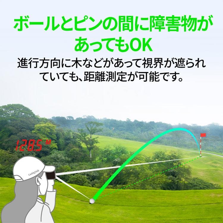 GOLFZON CaddyTalk Minion PLUS Black Golf Rangefinder 2025 w/ Caddy Mode