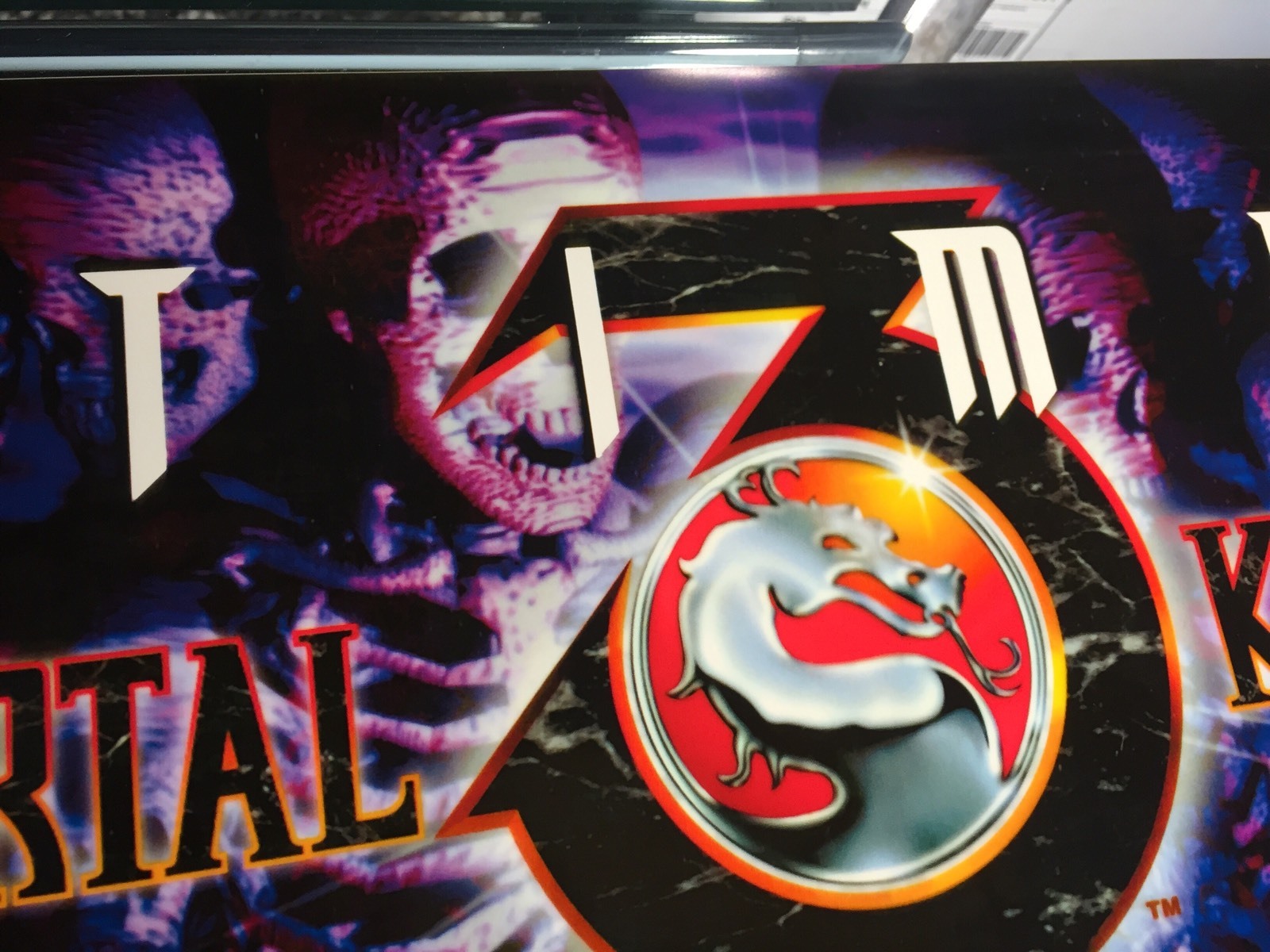 Ultimate Mortal Kombat 3 Arcade Marquee 26"x8"