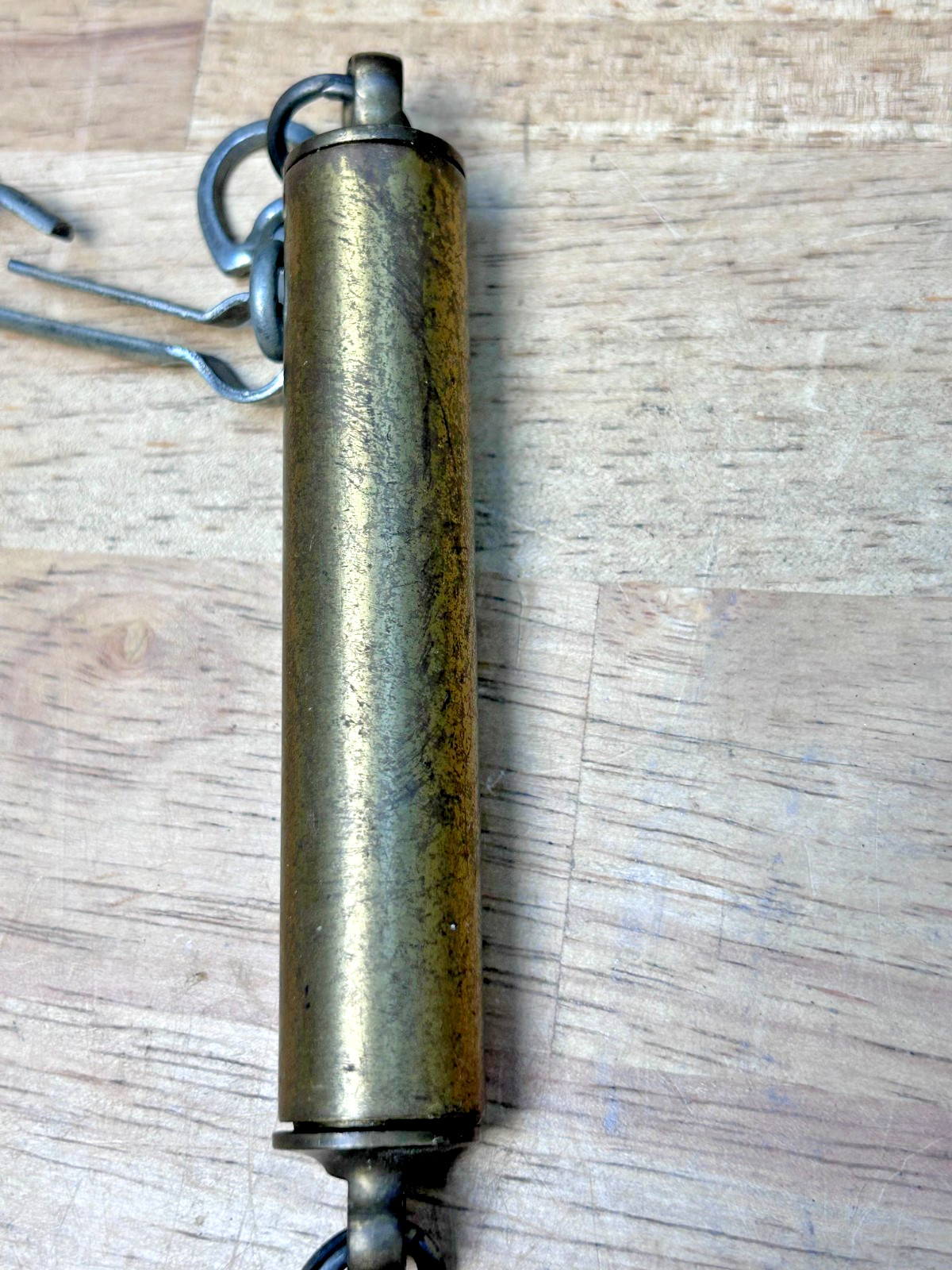 Vintage Brass Chatillon Trigger Pull Gauge Hunting Gun Scale Measuring Tool
