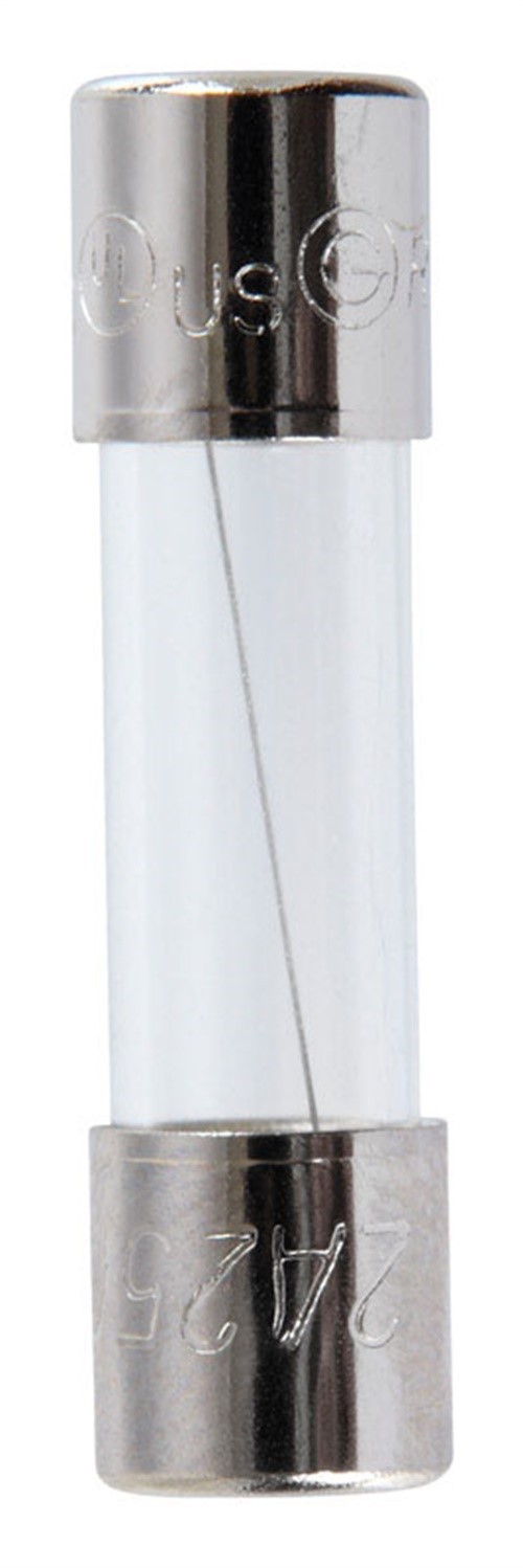 Jandorf 60657 2A 250V Glass Cartridge Fast-Acting Fuse 1/4 Dia. x 1 L in.