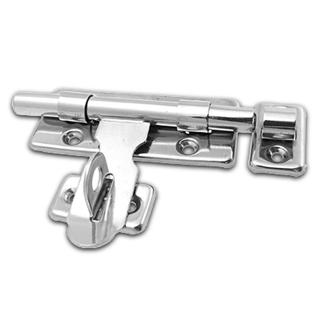 Hardware Stainless Steel Lock Door Barrel Bolt w Padlock Clasp