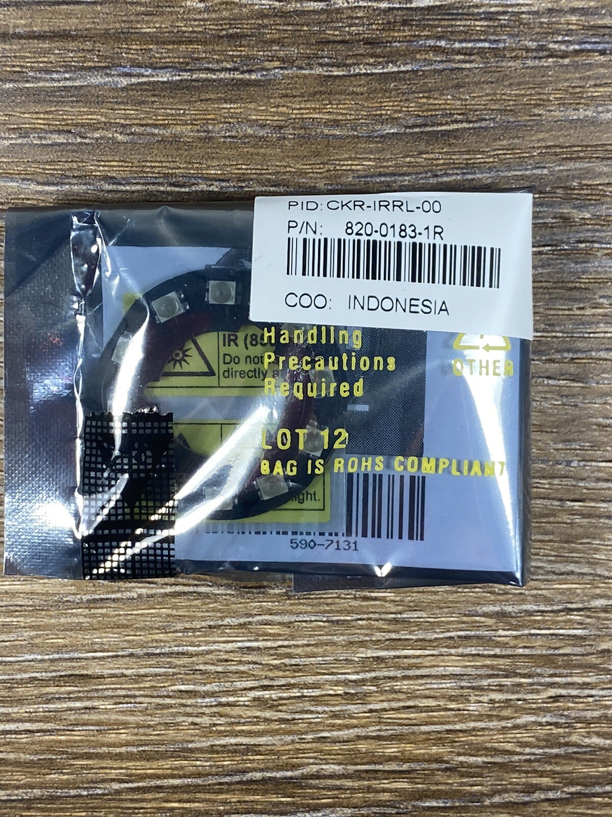 New Cognex CKR-IRRL-00, CKRIRRL00 820-0183-1R 4G Infrared Ring Light for Checker