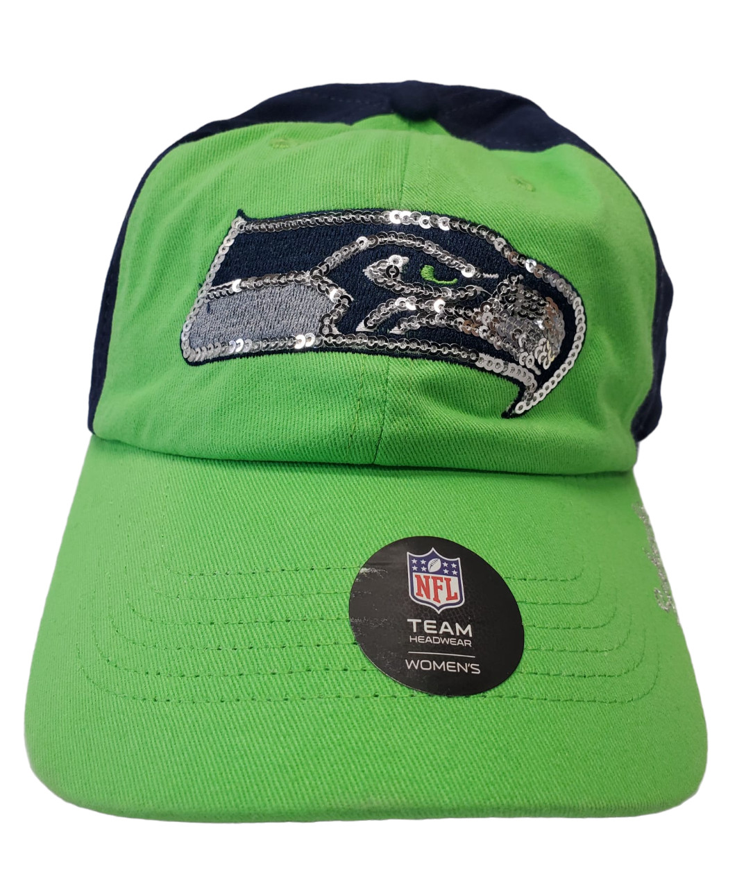 Team Headwear Women's Seattle Seahawks Cap Sparkle Two-Tone '47 Clean Up