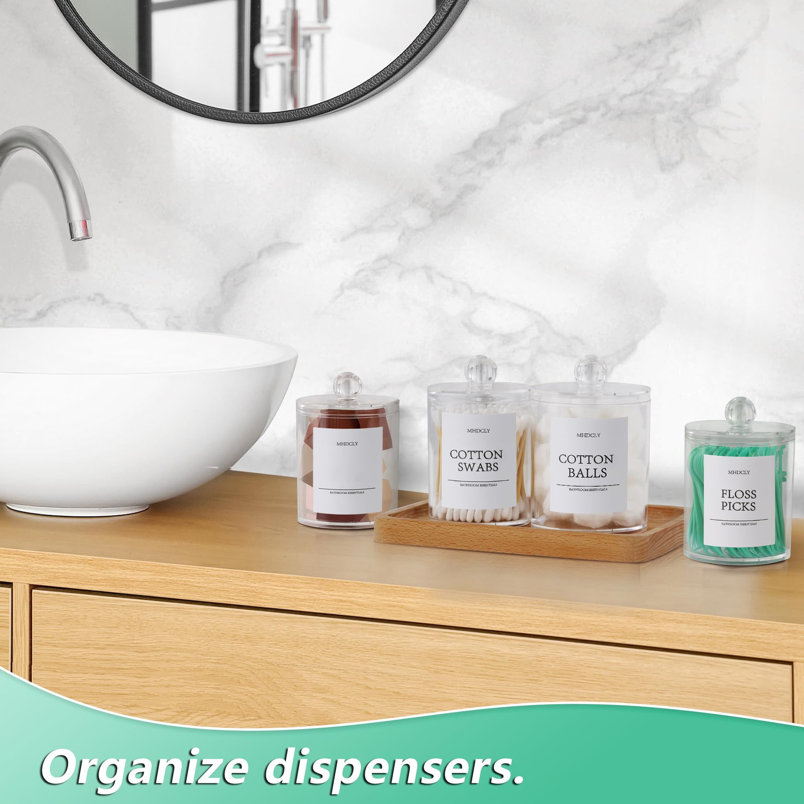 Bathroom Organizers and Storage4 Pack Bathroom AccessoriesBathroom DecorHome ...