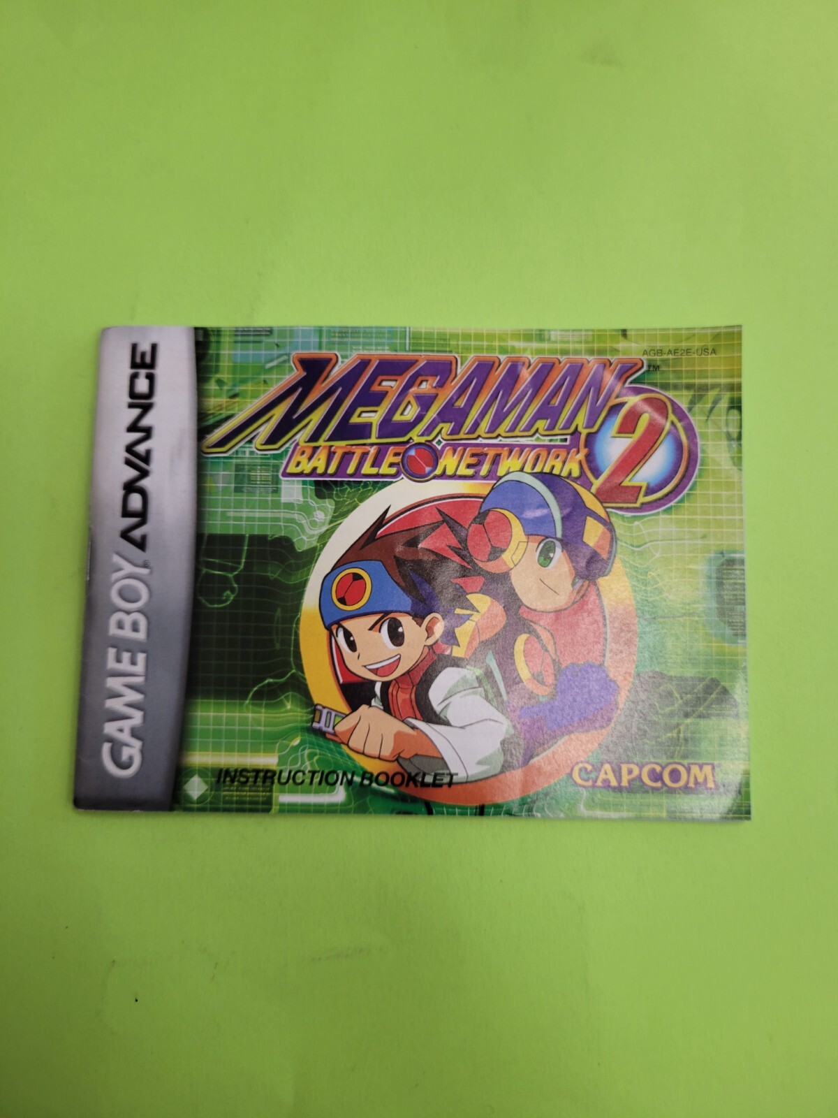 Meganman Battle Network 2 instruction booklet only