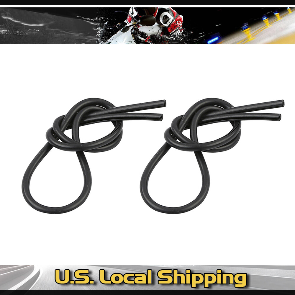 2x 39" Black Rubber Inner Fairing Trim Seal For 1996-13 Harley Davidson Touring