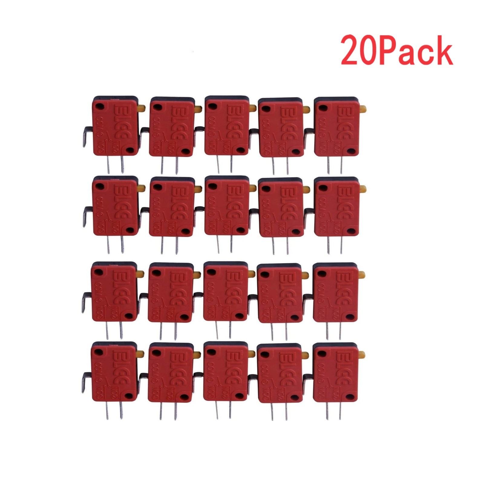 20 Pcs 3 Pin Microswitch Push Button HAPP Standard For Arcade Mame Jamma Games