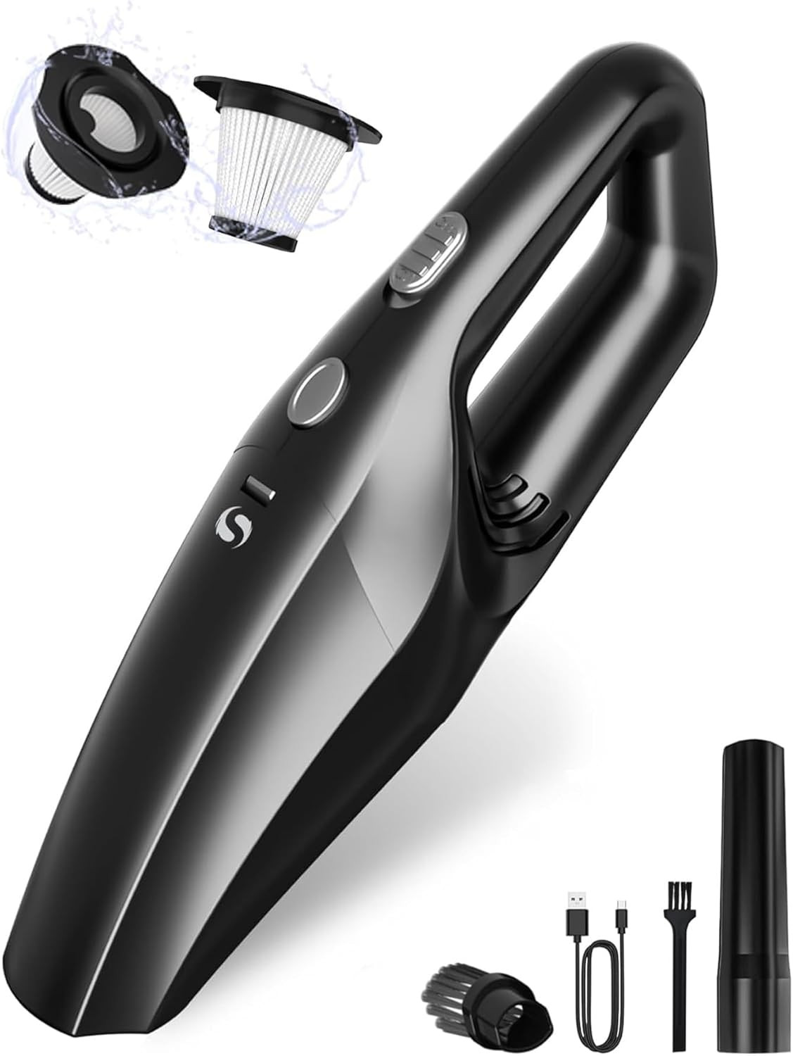 Handheld Vacuum Cordless Car Vacuum Cleaner Portable Rechargeable and Mini with