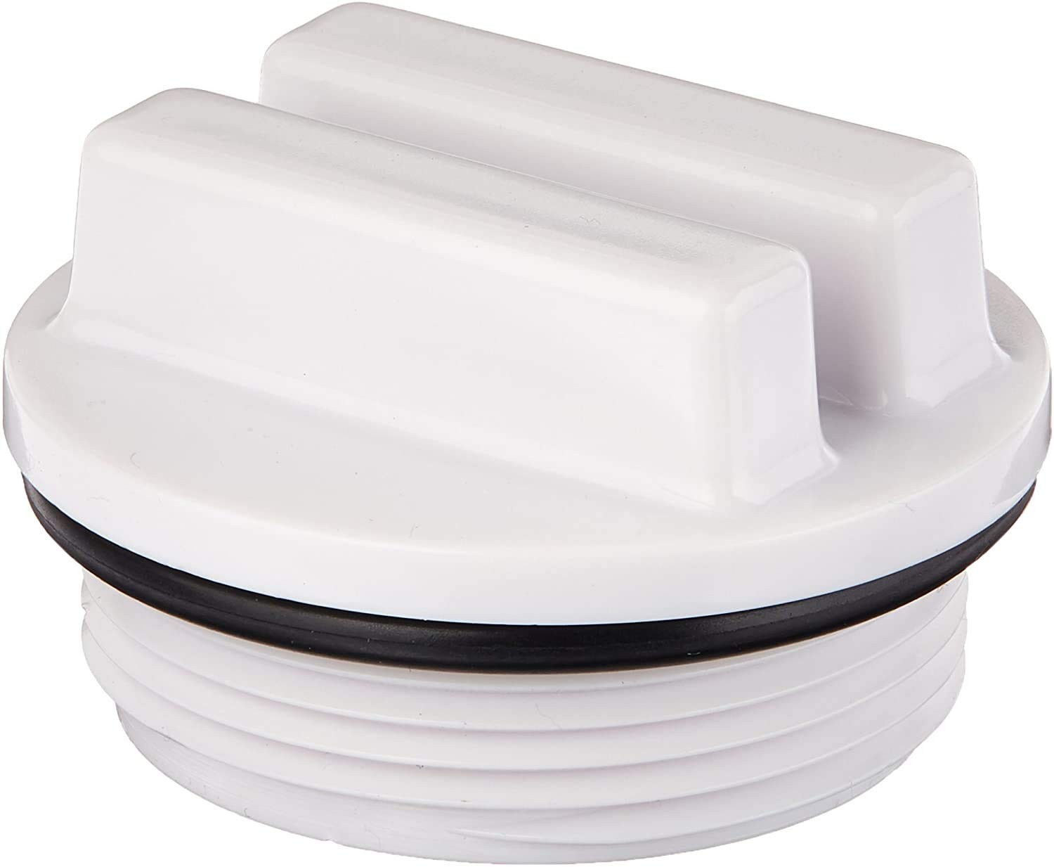 Universal 1.5in Pool Plug Cap Threaded Spa Return Line Winter Plug O Ring