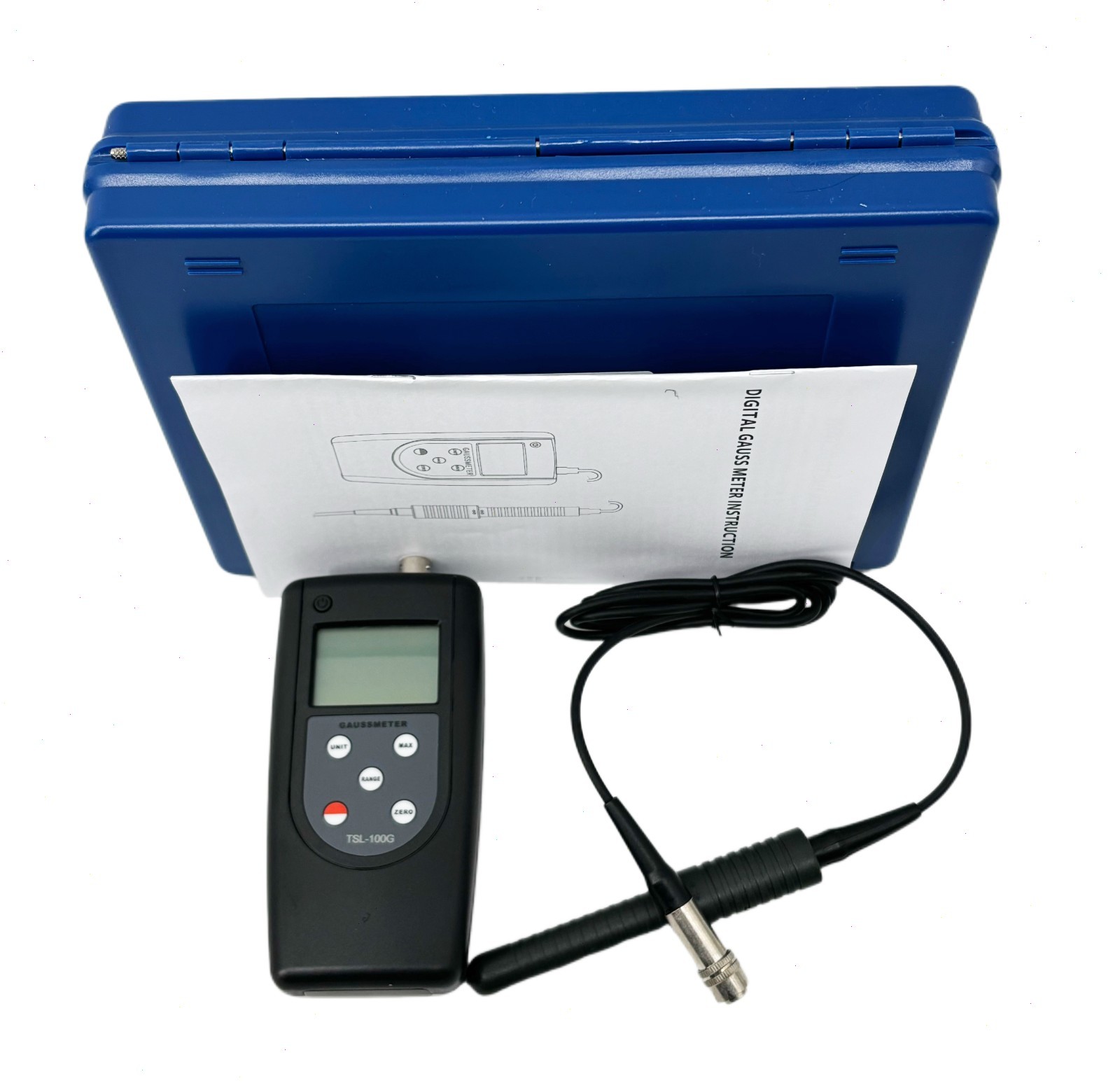 Digital Gauss Meter Tesla Meter Gaussmeter with Range 0~200~2000mT Accuracy 5%