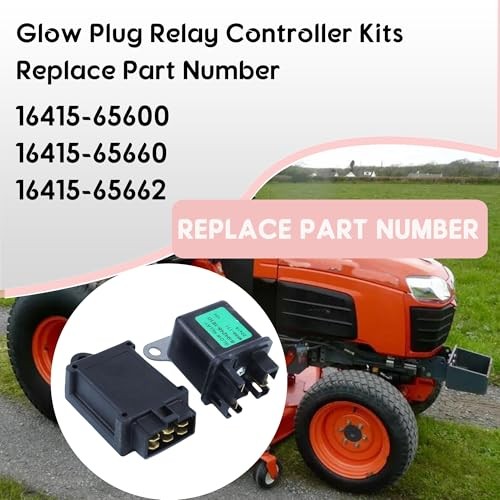 Glow Plug Relay & Controller Kit for Kubota D905 D902 L3710 D722