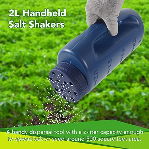 (2-Set) Multipurpose 2L Handheld Spreaders (Blue and Green) - Handheld Shakers