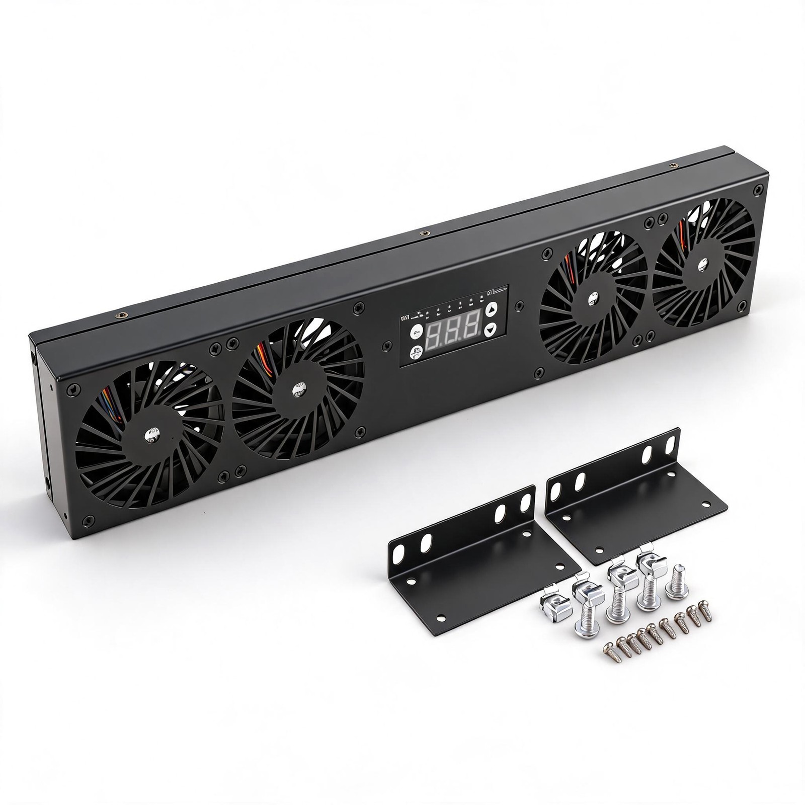 Rack Mount Cooling Fan Panel 2U , AV Equipment 19" Rack