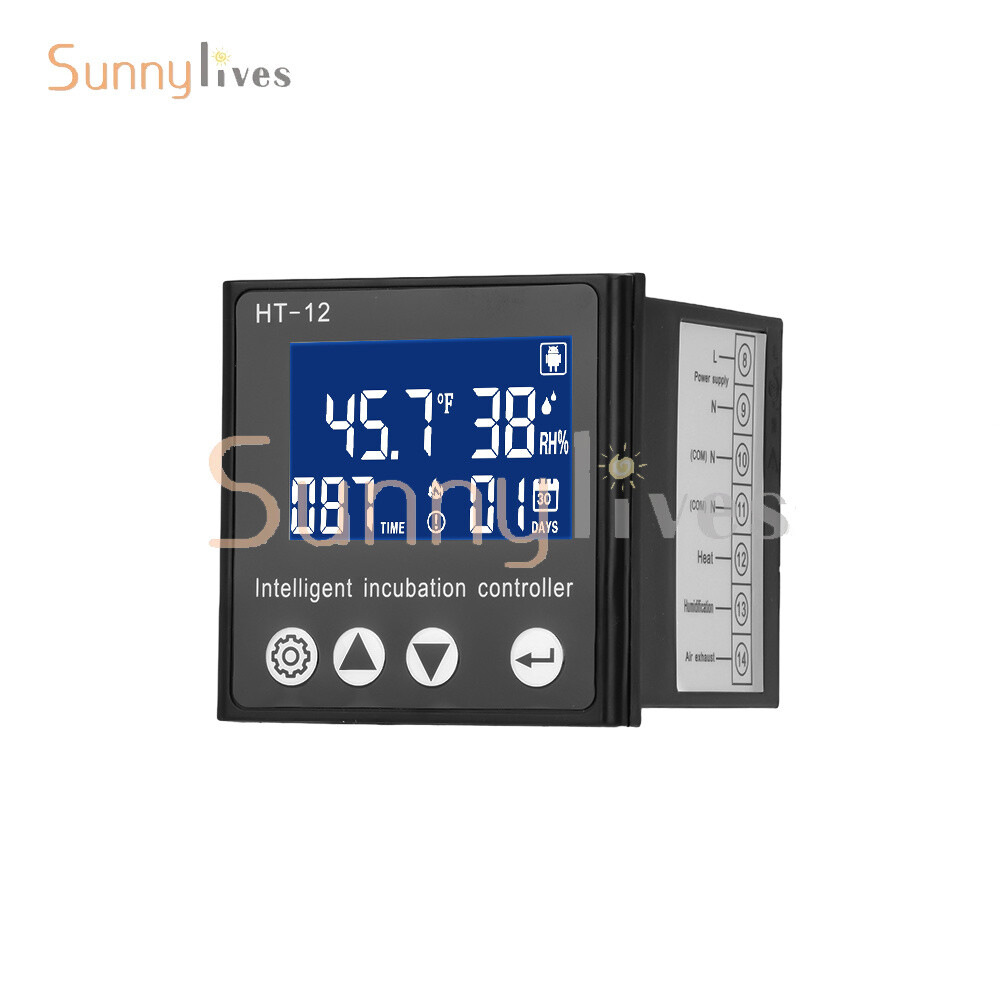 HT-12 LCD Temperature Humidity Controller Smart Incubator Temperature Controller