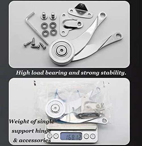 Cabinet & Furniture Stainless Steel Hinges Heavy Duty Lid Support Hinges