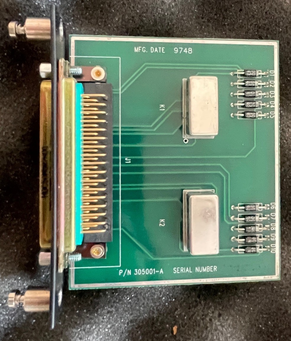 Sandia Aerospace SR263 Relay Switching Module (Two, Six Pole Relays) 305001-01