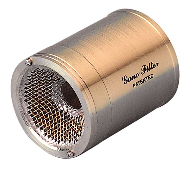 Gano Coolant Filter; Brass; Fits 1-1/4" I.D. Hose