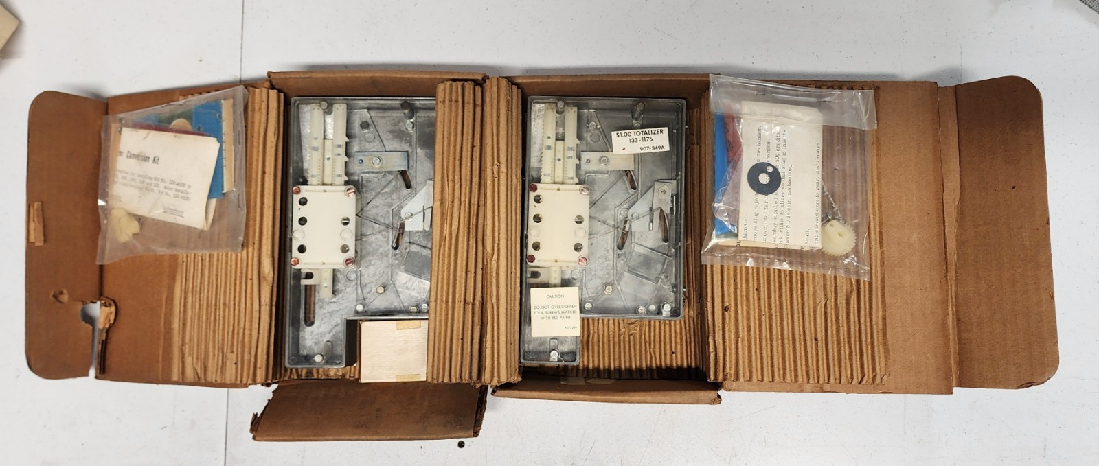 2 X ROWE $1.00 TOTALIZER 133-1175 Conversion Kit #526-6020 OLD STOCK AS IS