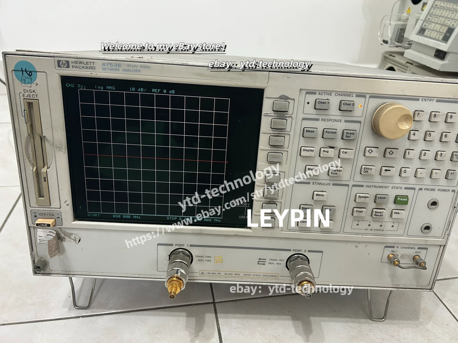 Agilent 8753E Network Analyzer 3Ghz opt:275#ytd