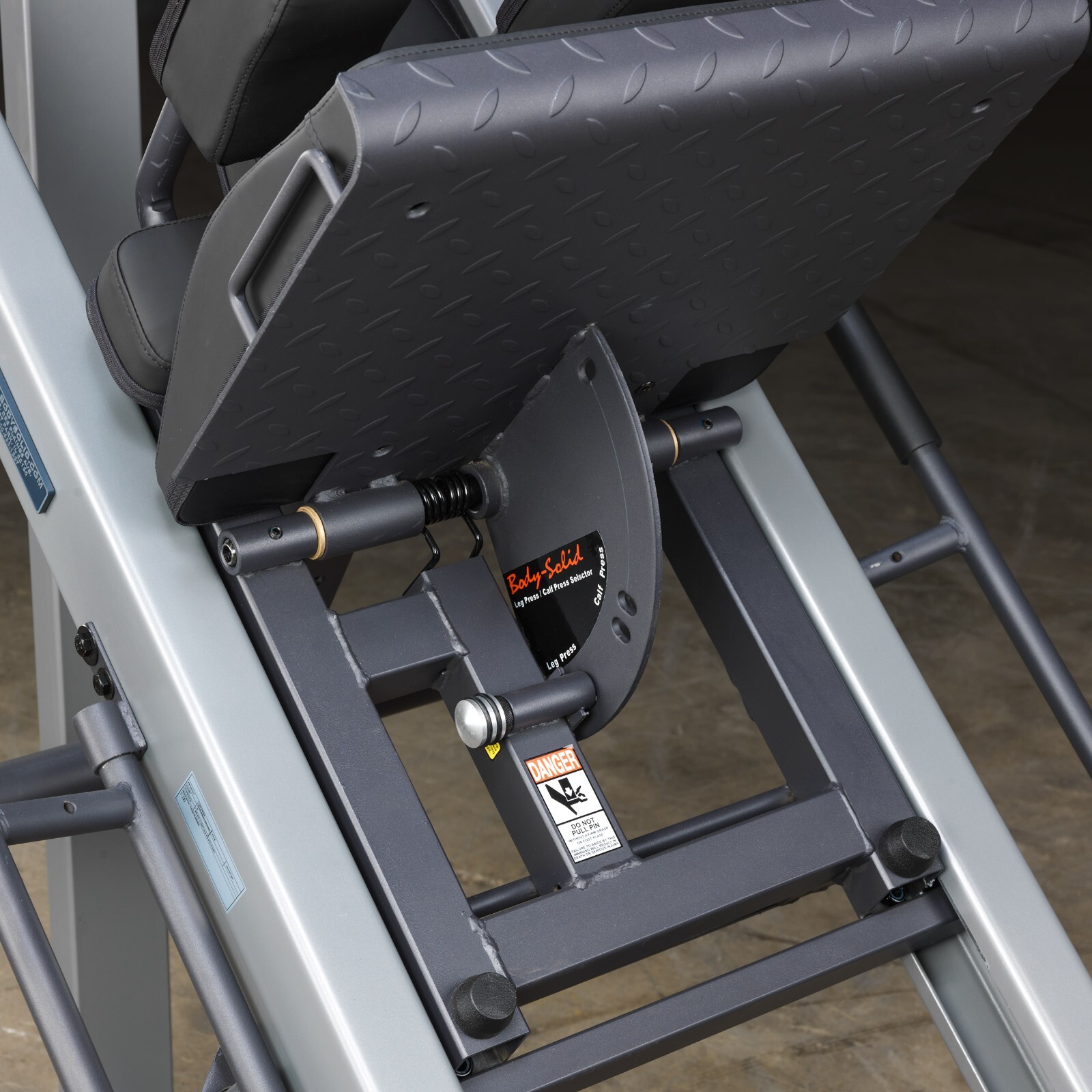 Leg Press Hack Squat Machine GLPH1100 BODY SOLID Gym Equipment BLACK FRAME
