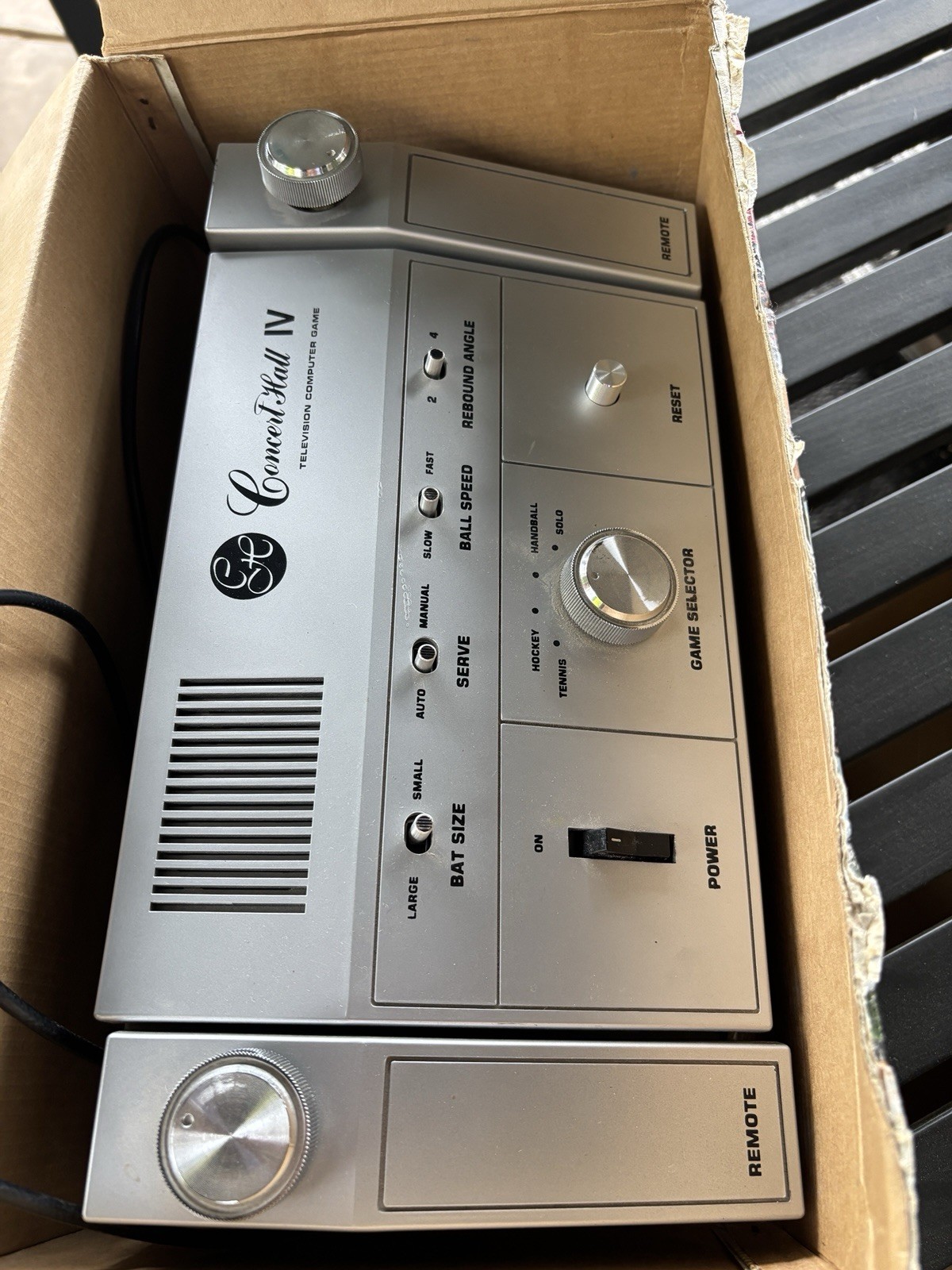 Concert Hall IV Television Computer Game Model 8800 Not Tested