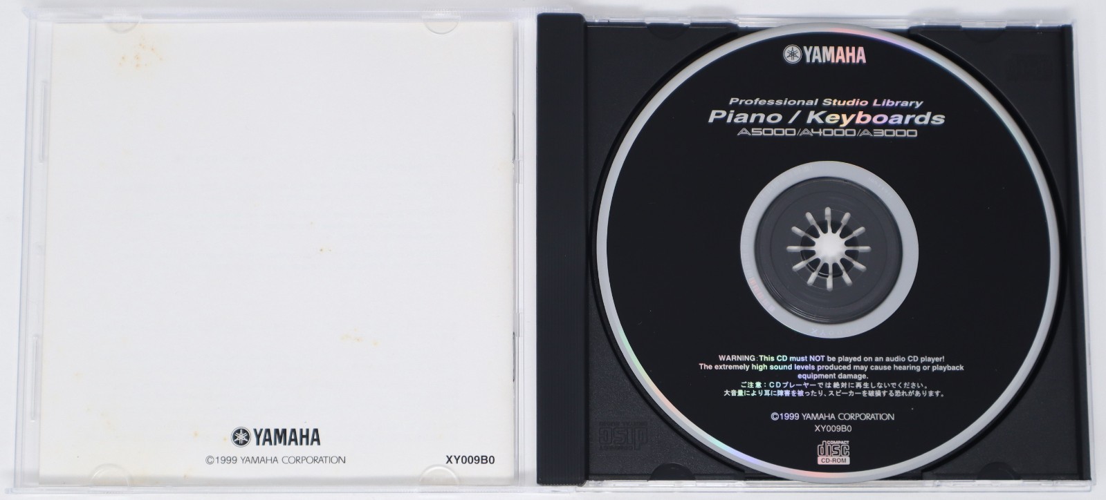Yamaha Piano / Keyboards A3000 A4000 A5000 Format Sound Library/Sampling CD
