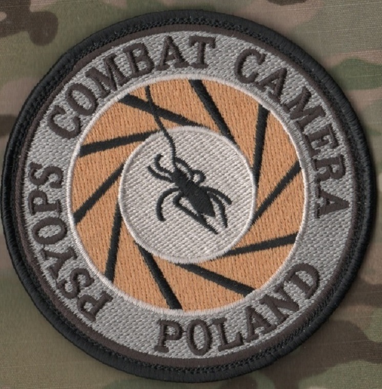 NATO ISAF AFGHANISTAN POLISH TROOP PSYOPS OPERATOR vêlkrö PATCH: Combat Camera