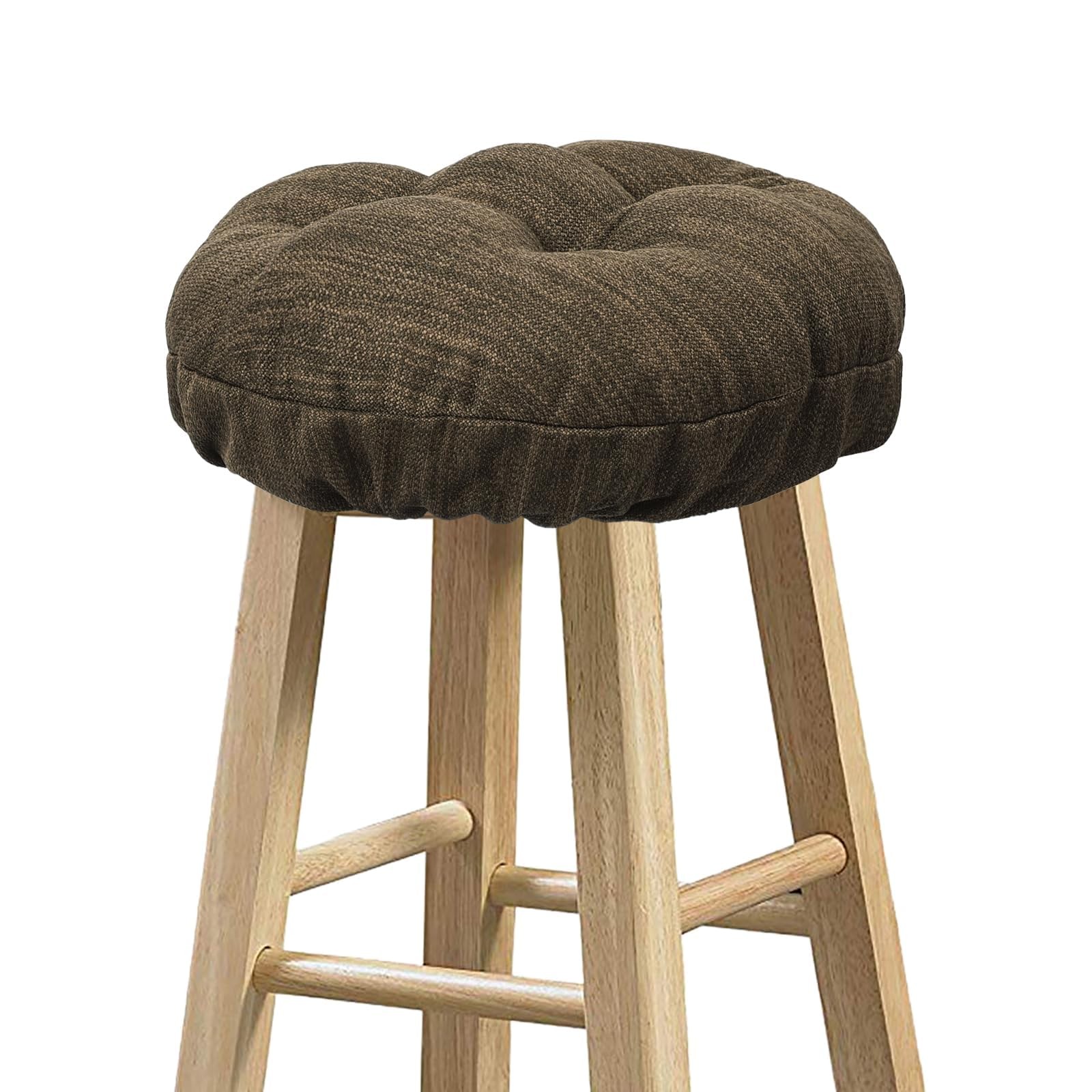 Stool Covers Round, Super Soft Round Bar Stool Cushion Covers Seat Cushion - ...
