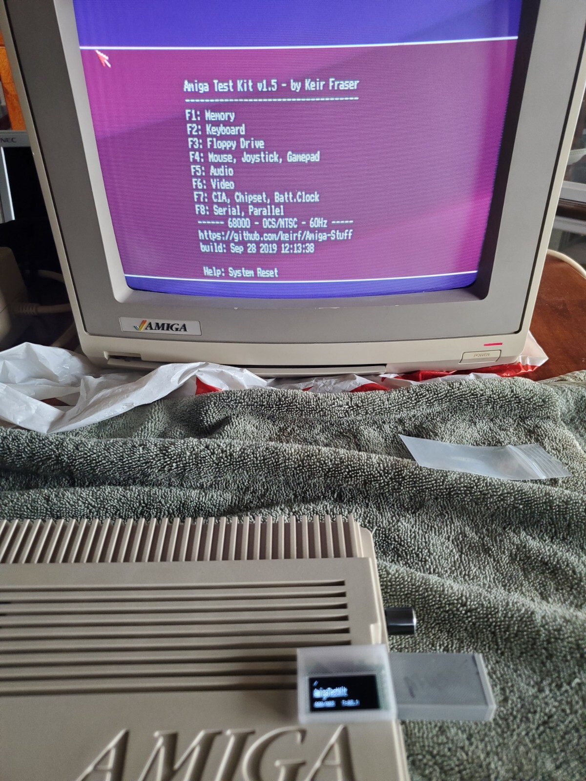 Amiga 500 Gotek Custom Mount USB Floppy Emulator - Complete Kit with Gotek