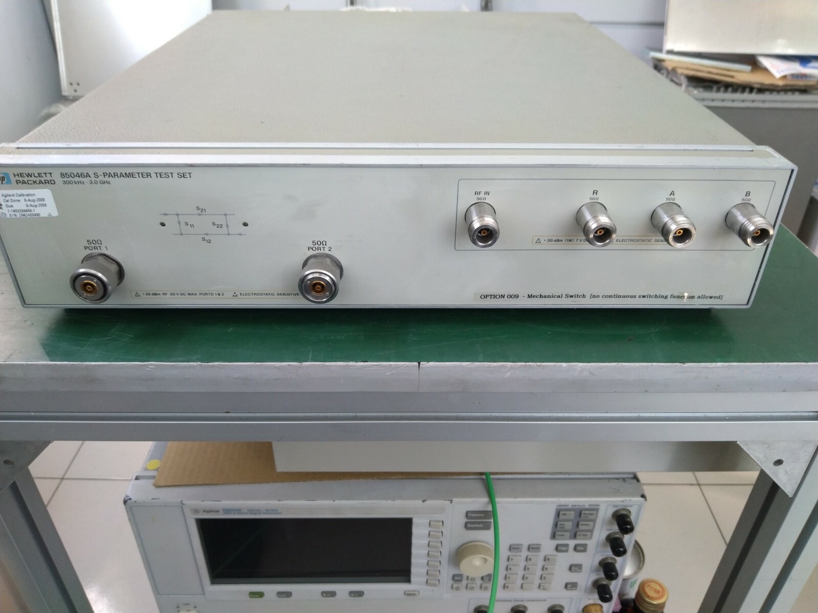 HP Agilent 85046A S-Parameter Test Set 300KHz to 3GHz