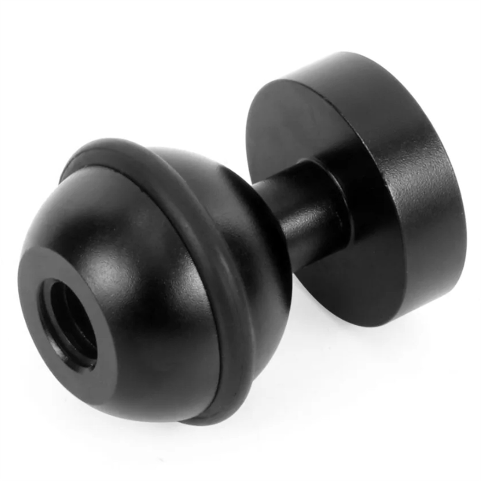 Black 1In Ball Adapter For Gopro Action Camera Fill Light Diving Flashlight
