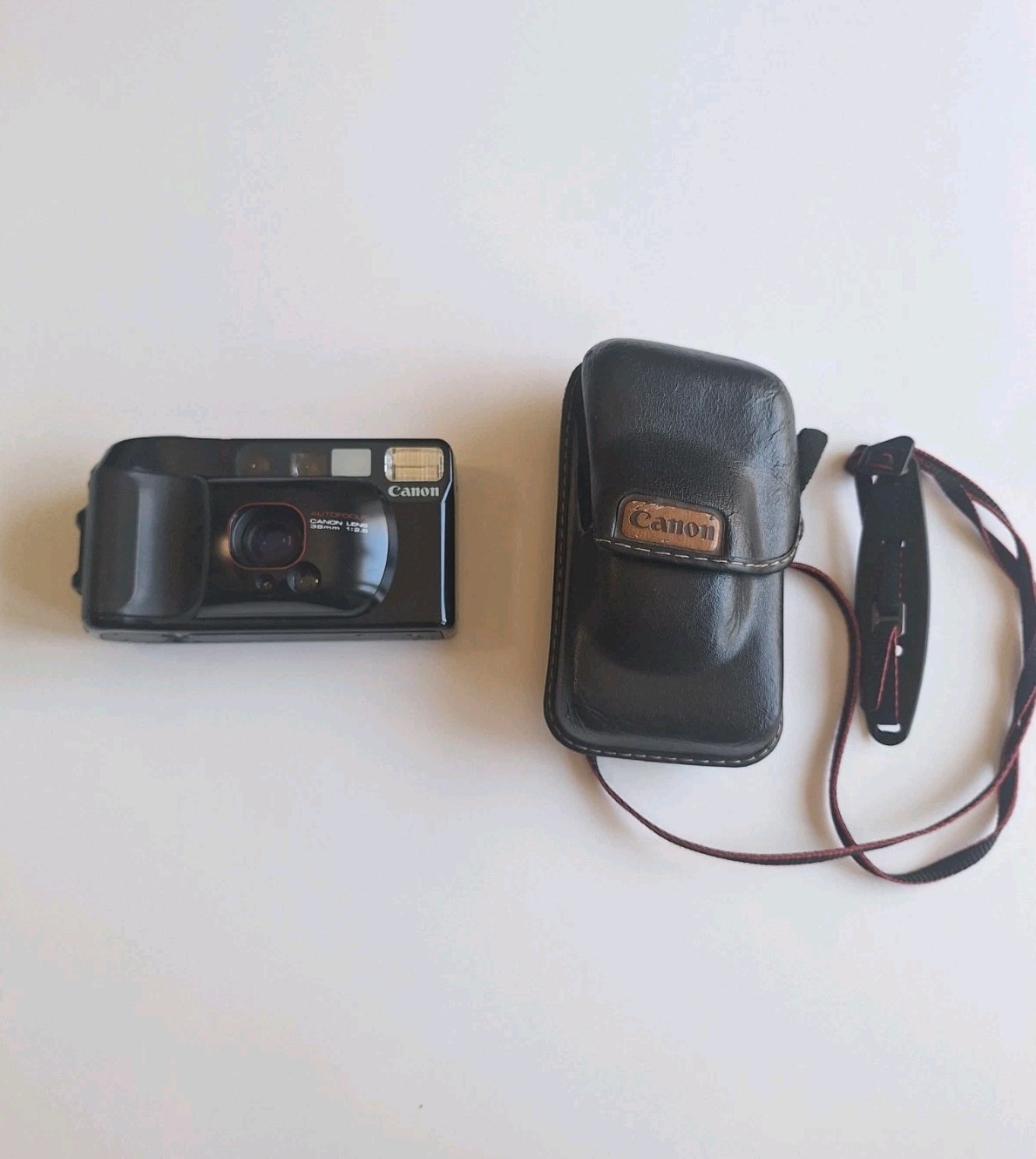 Canon Sure Shot Supreme Vintage 35mm Film Camera 38mm f2.8 Lens Autofocus W/Case