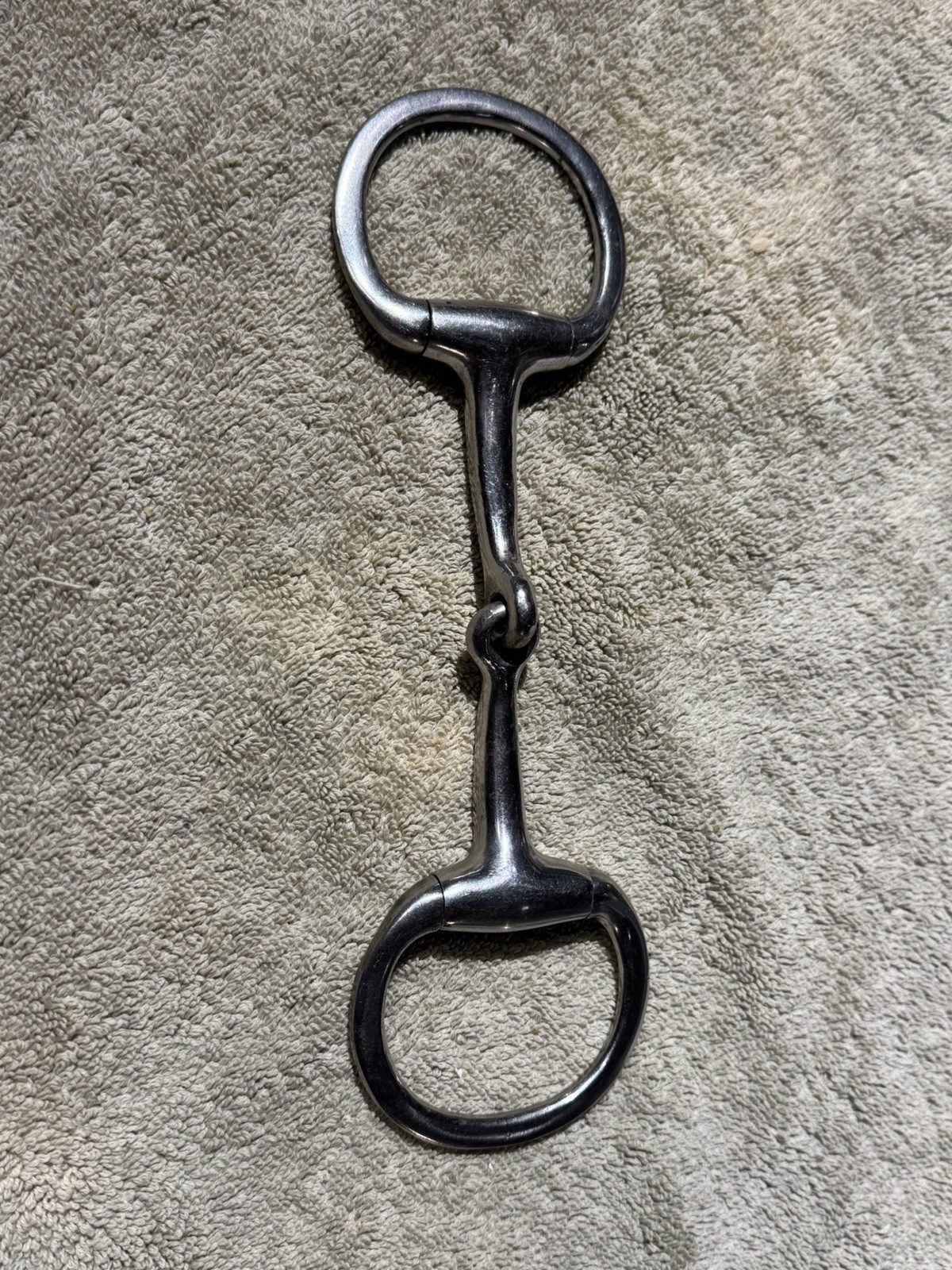 Korsteel Stainless Steel Jointed Eggbutt Snaffle
