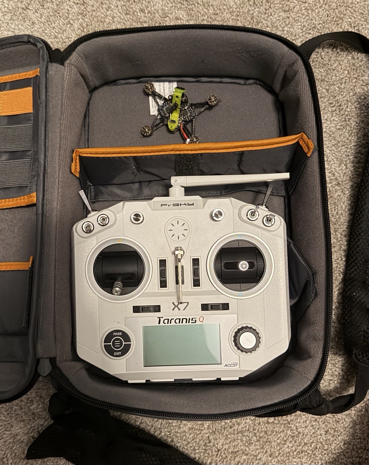 Flywoo Firefly 1S Nano Baby Quad Drone with FrSky Taranis Q X7 Controller w/ Acc