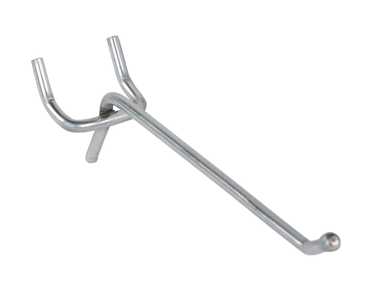 SSWBasics Pegboard Hooks 4" Pack of 200, Chrome Finish, Peg Board Hooks