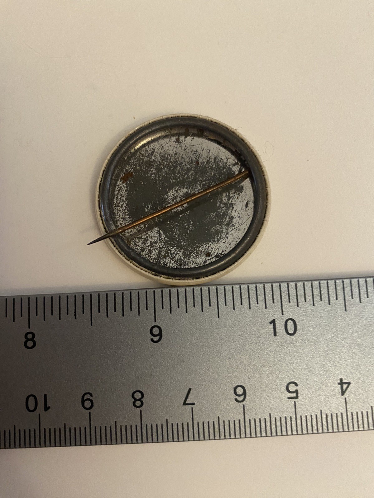 Maurice St. Laurent Ward 1 Pin Back Button P85