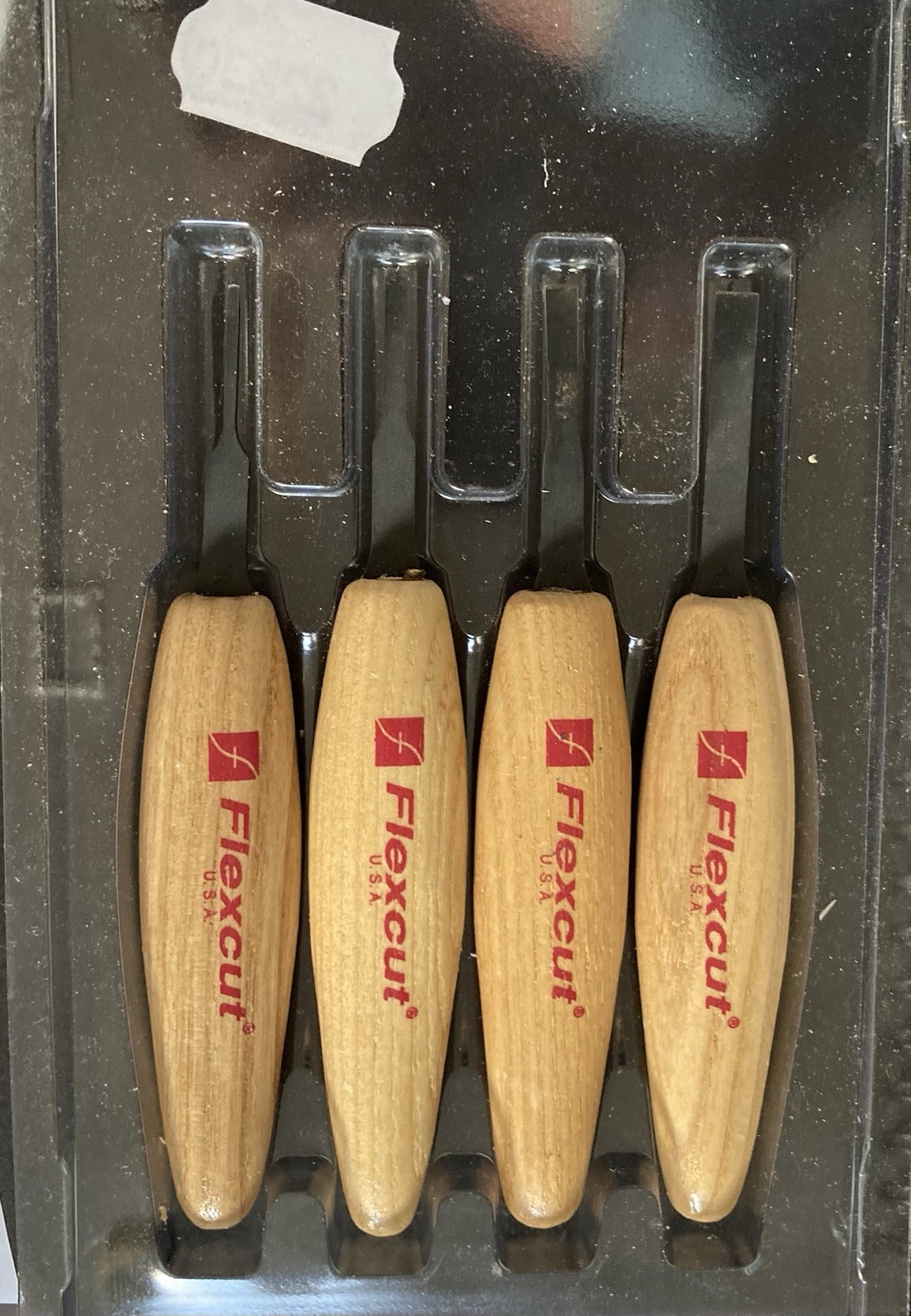 FLEXCUT 4 PIECE GOUGE SET 1/16 1/8 3/16 1/4