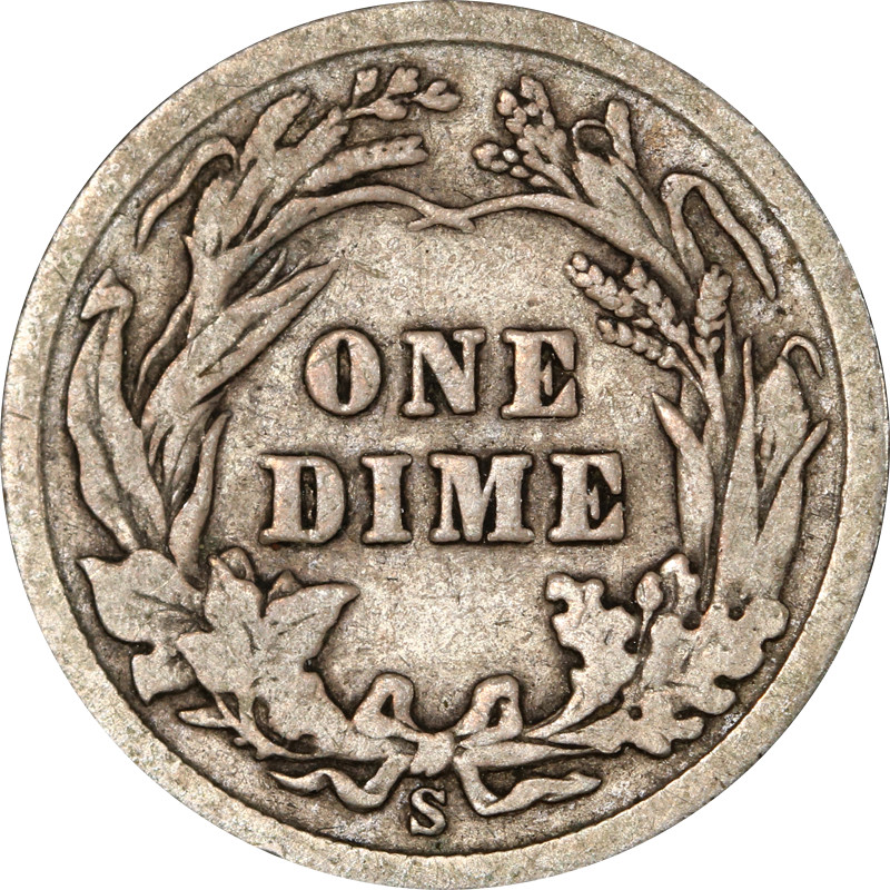 1902-S Barber Dime