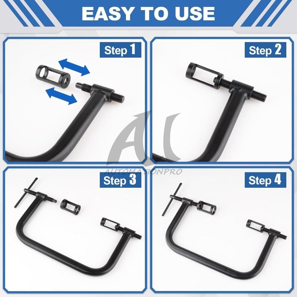 Valve Spring Compressor Set, 12PCS Clamp Removal Tool with...